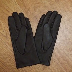 NWT Brown Leather Gloves - Medium